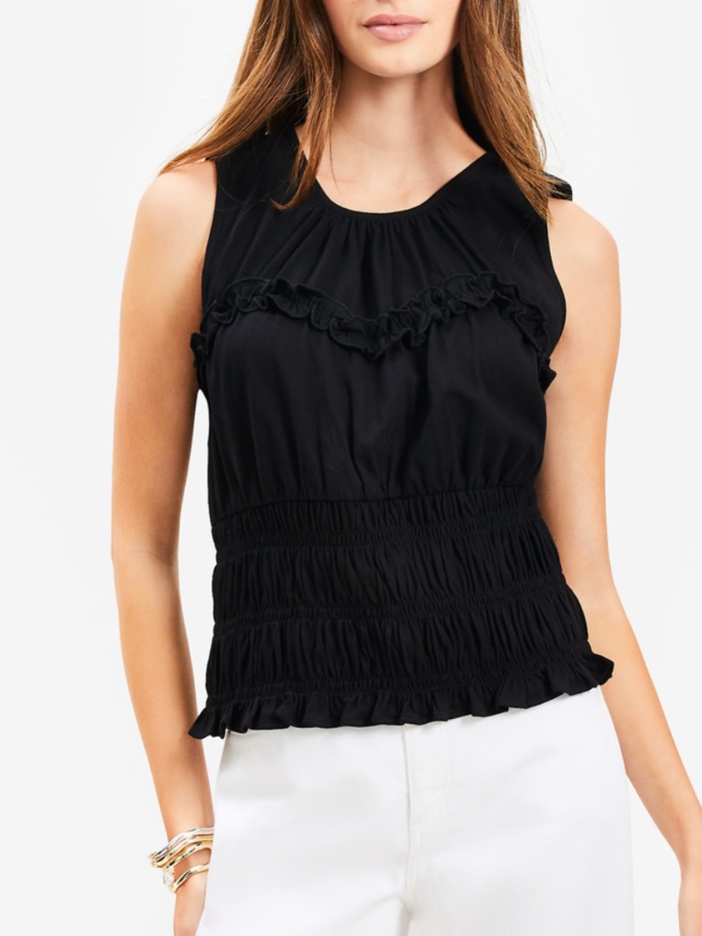 Loft Black Blouse